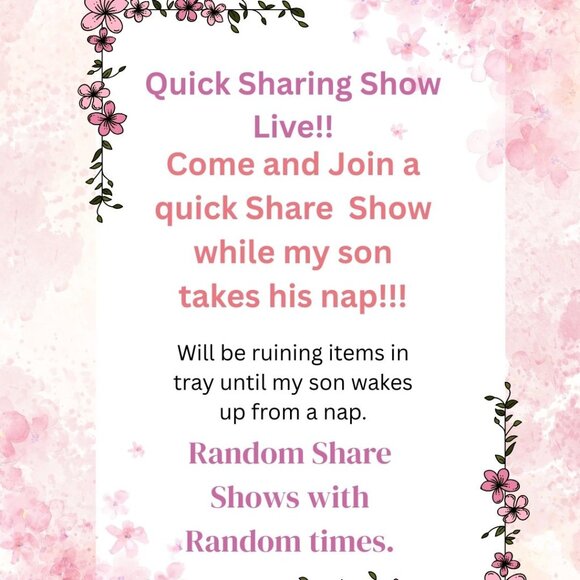 Quick Random Share Show at Random Hours!!!! - Picture 1 of 2